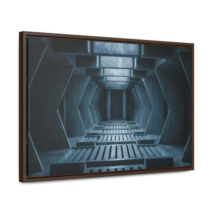 Echoes of the Forgotten Passage - Gallery Canvas Wraps, Horizontal Frame