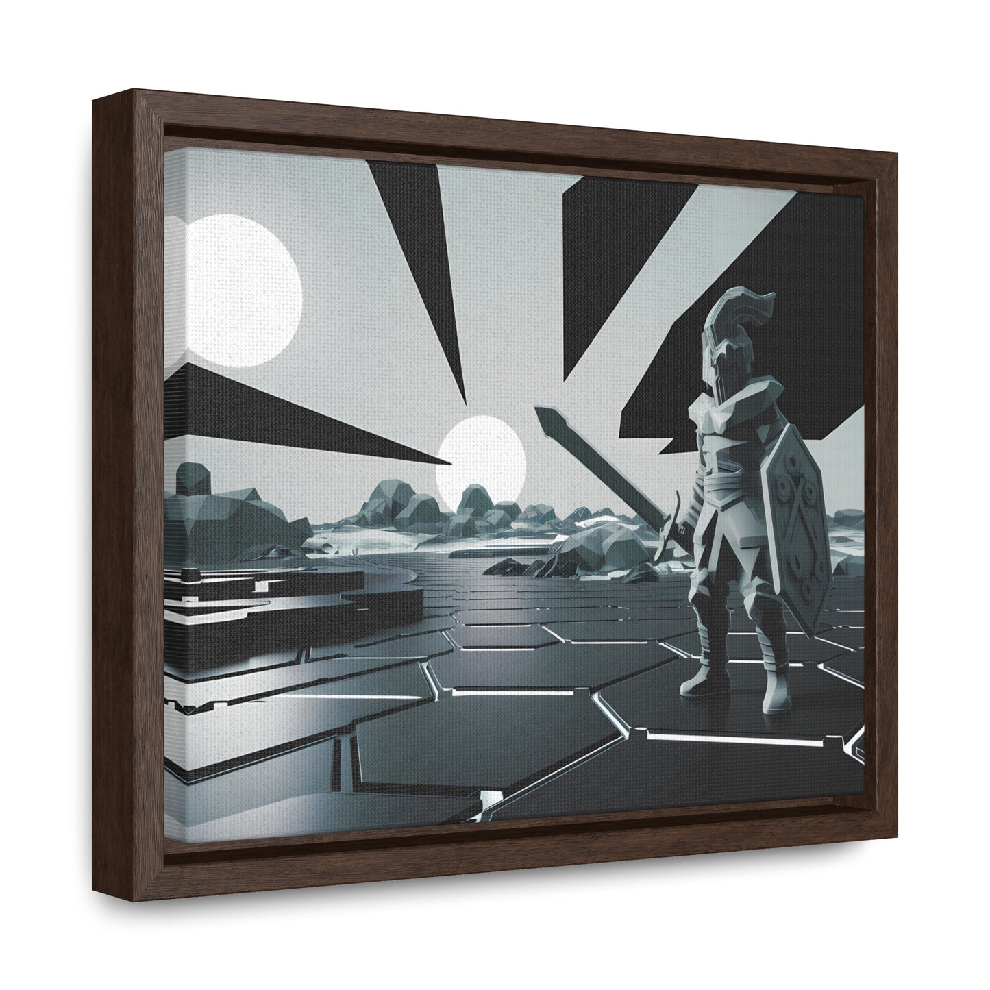 Guardian of the Twin Suns - Gallery Canvas Wraps, Horizontal Frame