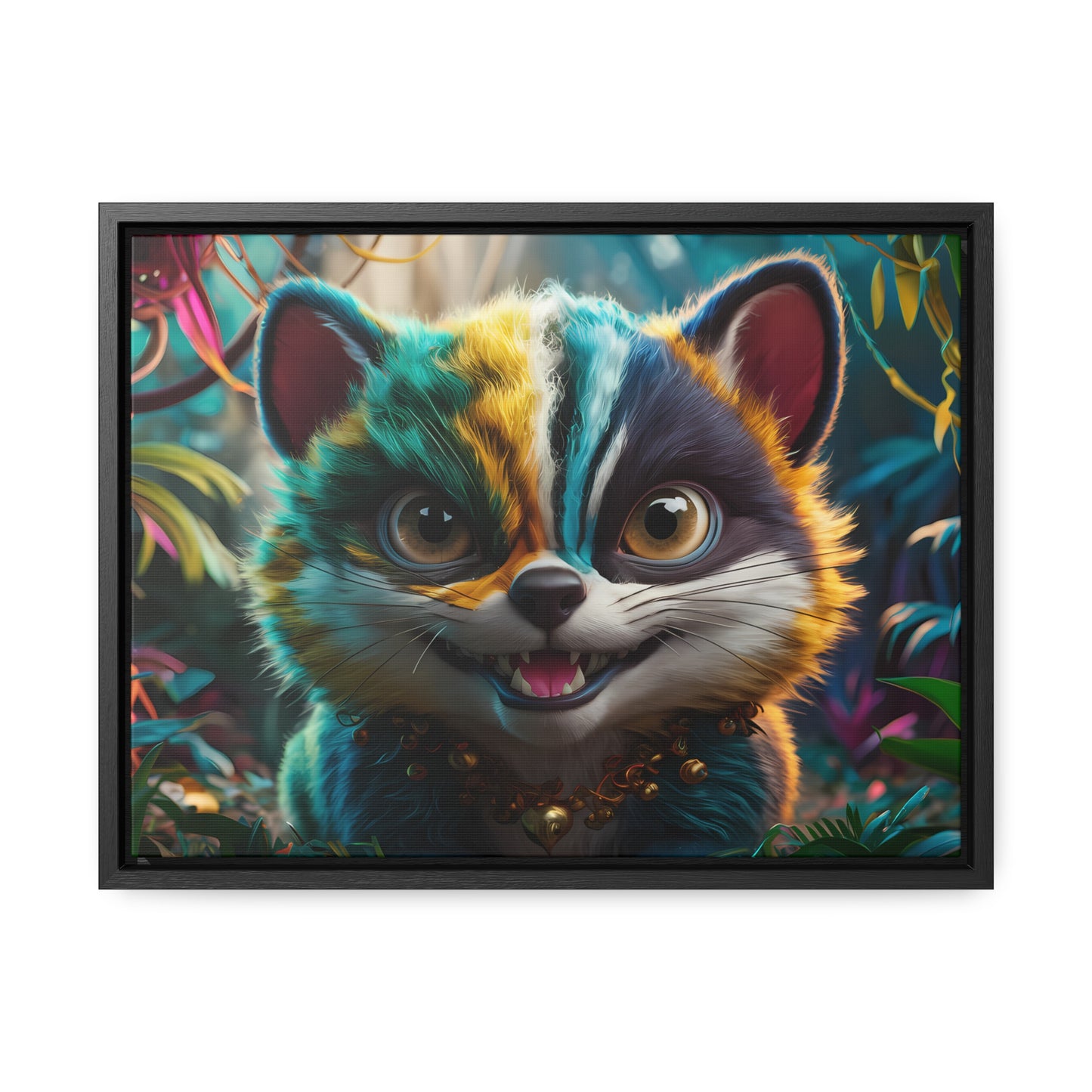 Jungle Mischief - Gallery Canvas Wraps, Horizontal Frame