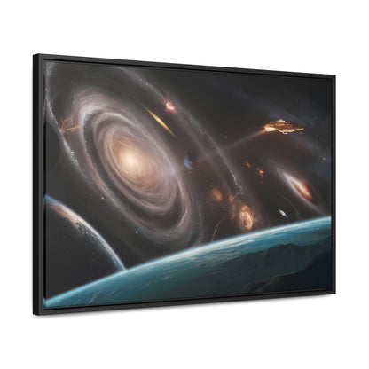 Galactic Odyssey - Gallery Canvas Wraps, Horizontal Frame