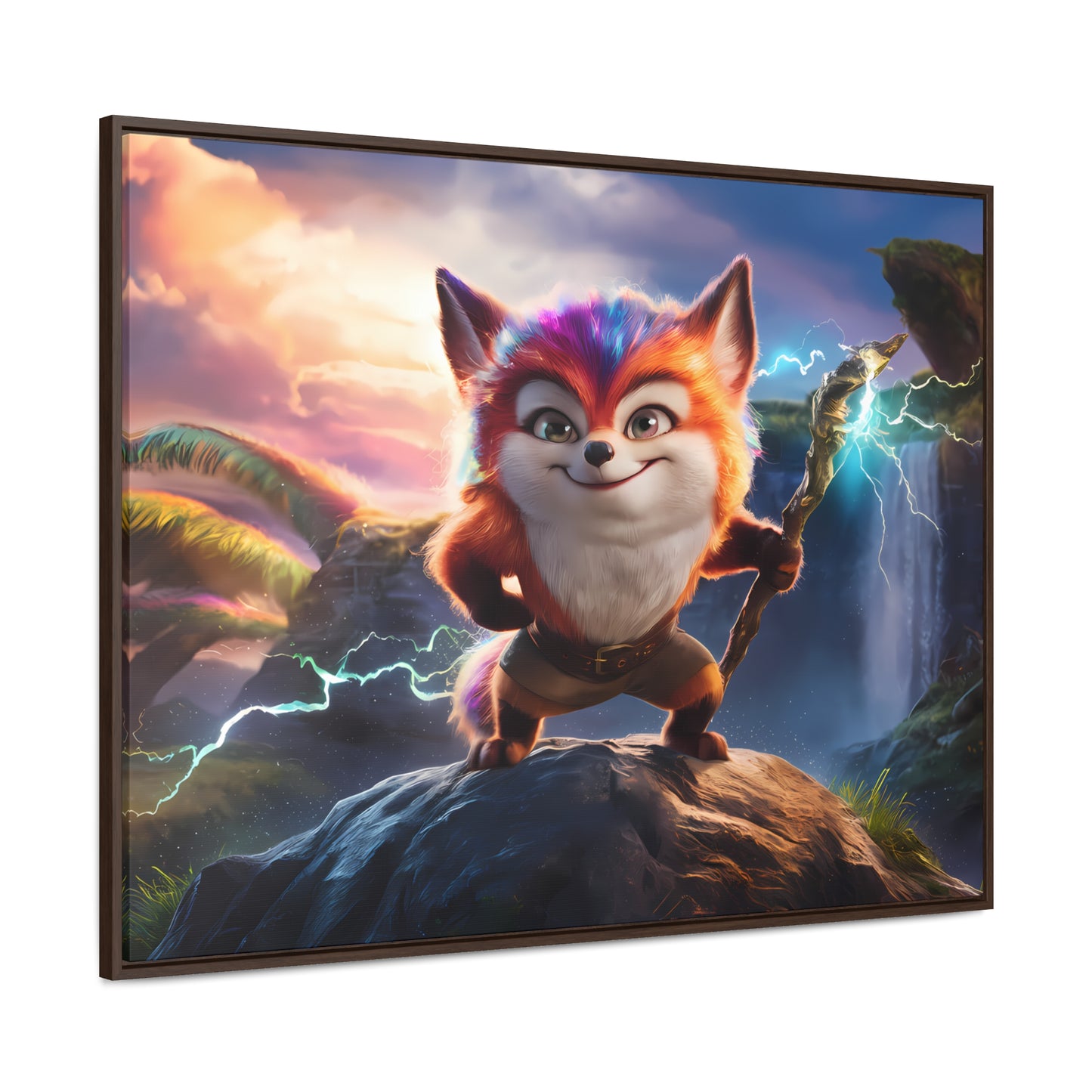 Guardian of the Mystic Grove - Gallery Canvas Wraps, Horizontal Frame