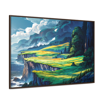 Edge of the Wild Coast - Gallery Canvas Wraps, Horizontal Frame