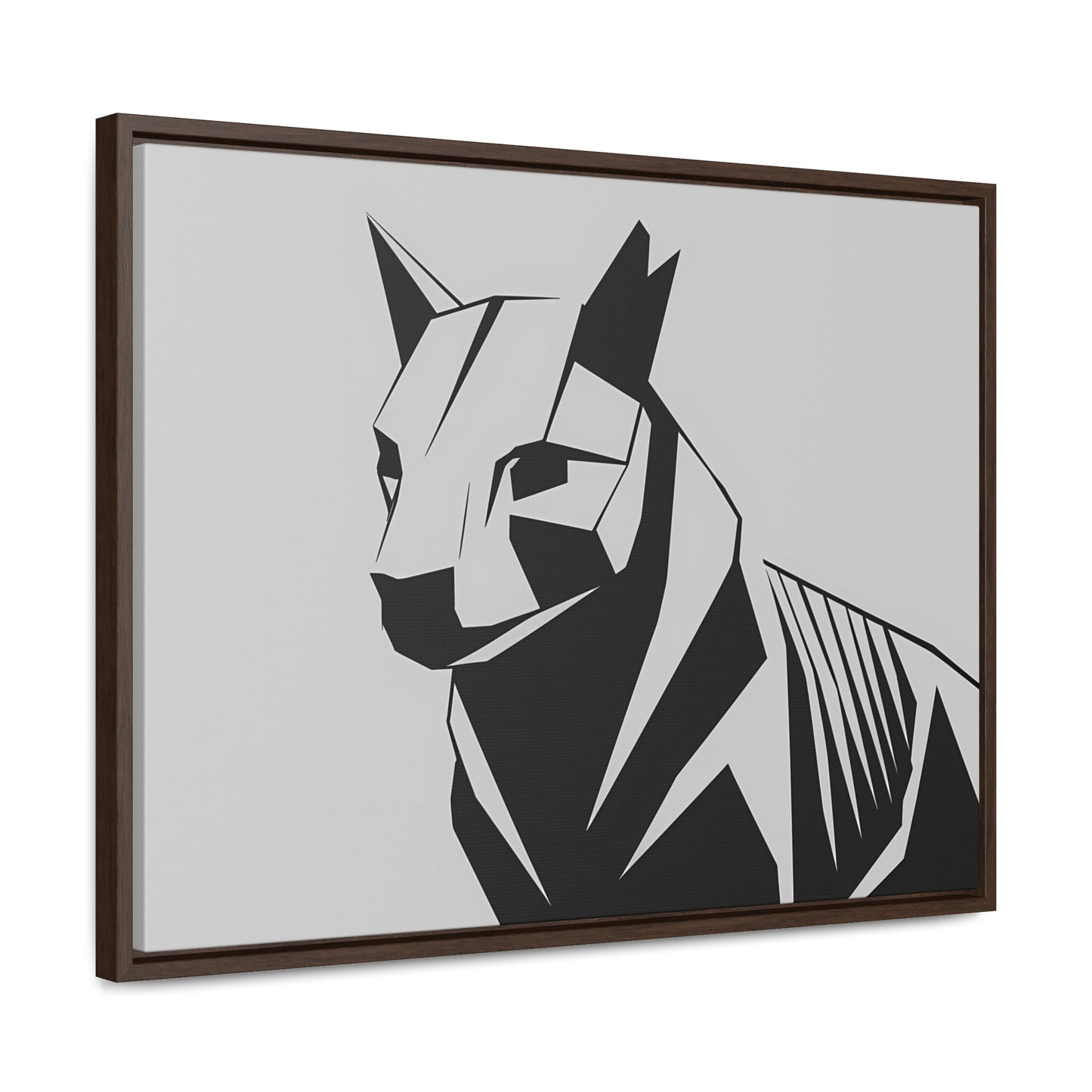 Geometric Guardian - Gallery Canvas Wraps, Horizontal Frame