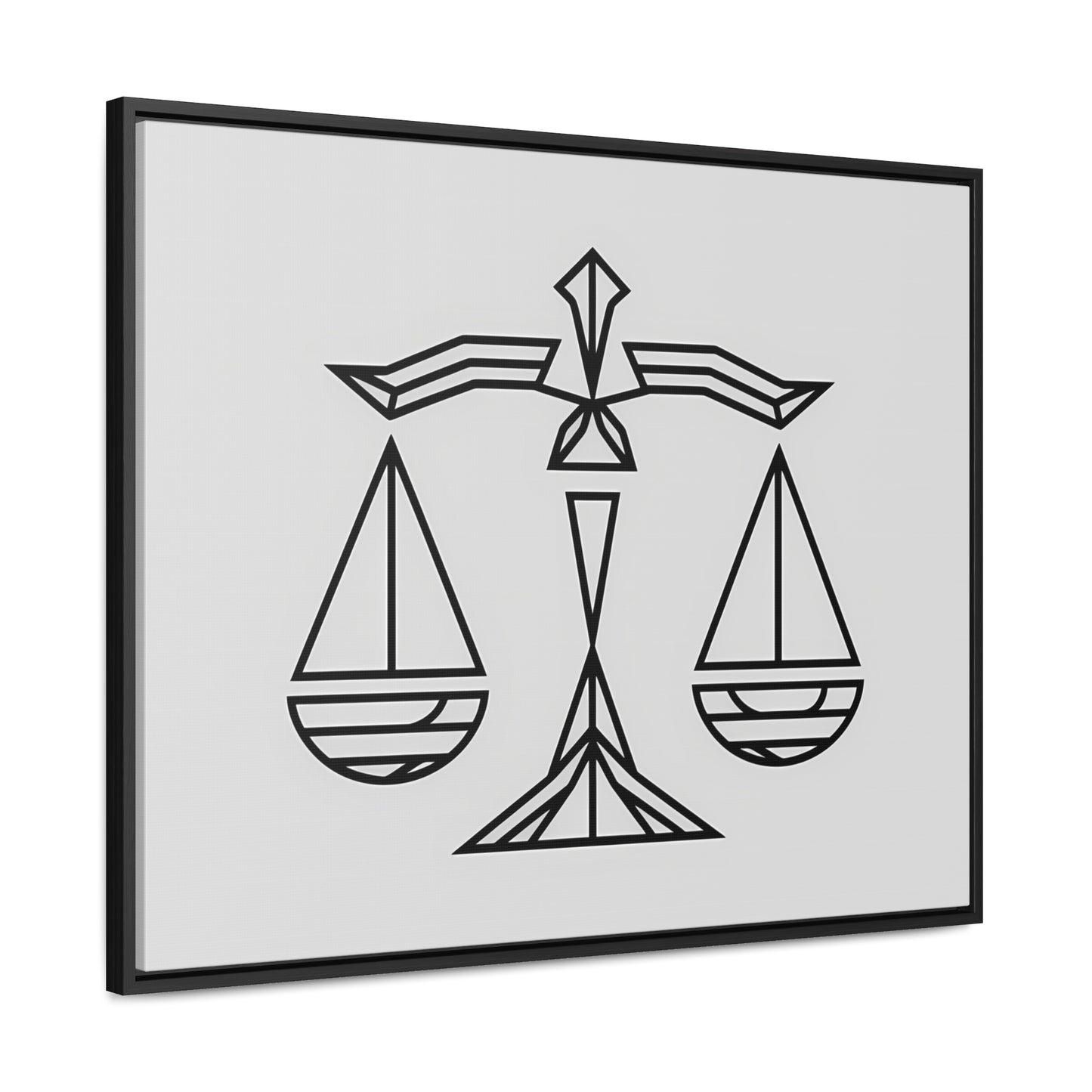 Balance of Justice - Gallery Canvas Wraps, Horizontal Frame