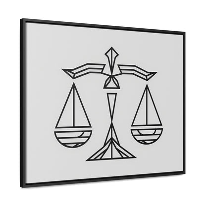 Balance of Justice - Gallery Canvas Wraps, Horizontal Frame