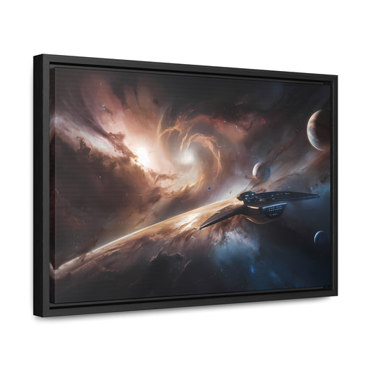 Voyage Through the Maelstrom of Stars - Gallery Canvas Wraps, Horizontal Frame