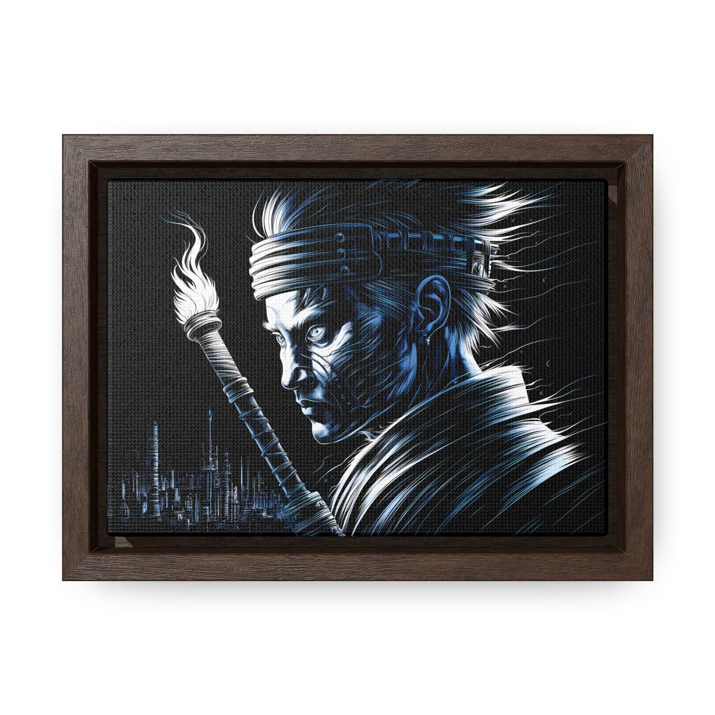 Shadow of the Eternal Flame - Gallery Canvas Wraps, Horizontal Frame