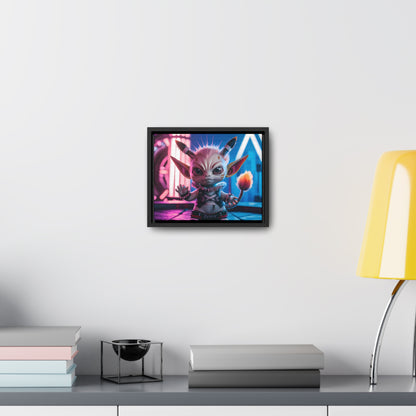 Neon Punk Guardian - Gallery Canvas Wraps, Horizontal Frame