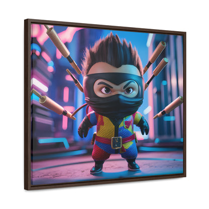 Ninja Toy Showdown - Gallery Canvas Wraps, Horizontal Frame