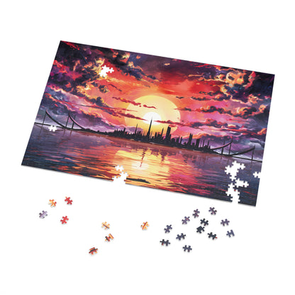 Anime Island City - Jigsaw Puzzle (30, 110, 252, 500,1000-Piece)