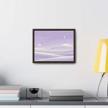 Ethereal Moonscape - Gallery Canvas Wraps, Horizontal Frame