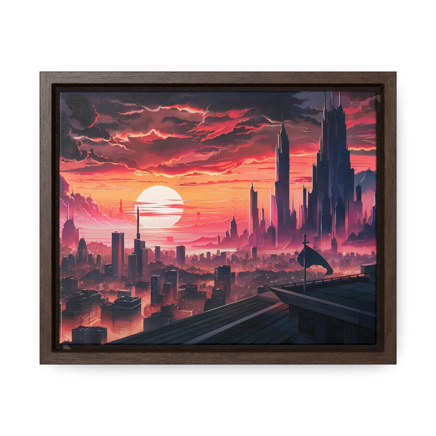 City of the Last Dawn - Gallery Canvas Wraps, Horizontal Frame