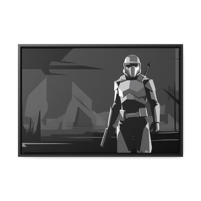 The Lone Protector - Gallery Canvas Wraps, Horizontal Frame