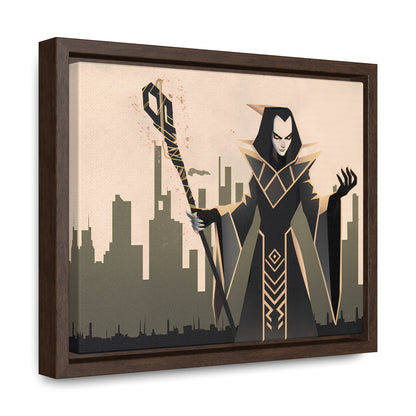 Shadow Sovereign of the Forsaken City - Gallery Canvas Wraps, Horizontal Frame