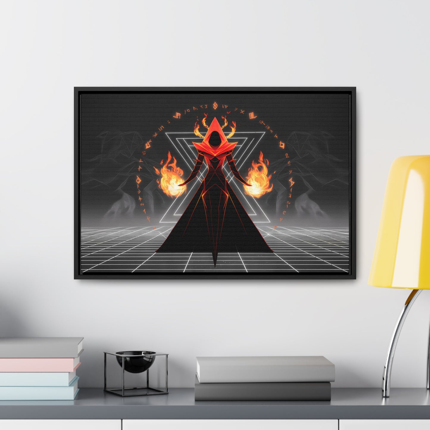 Eternal Pyromancer - Gallery Canvas Wraps, Horizontal Frame