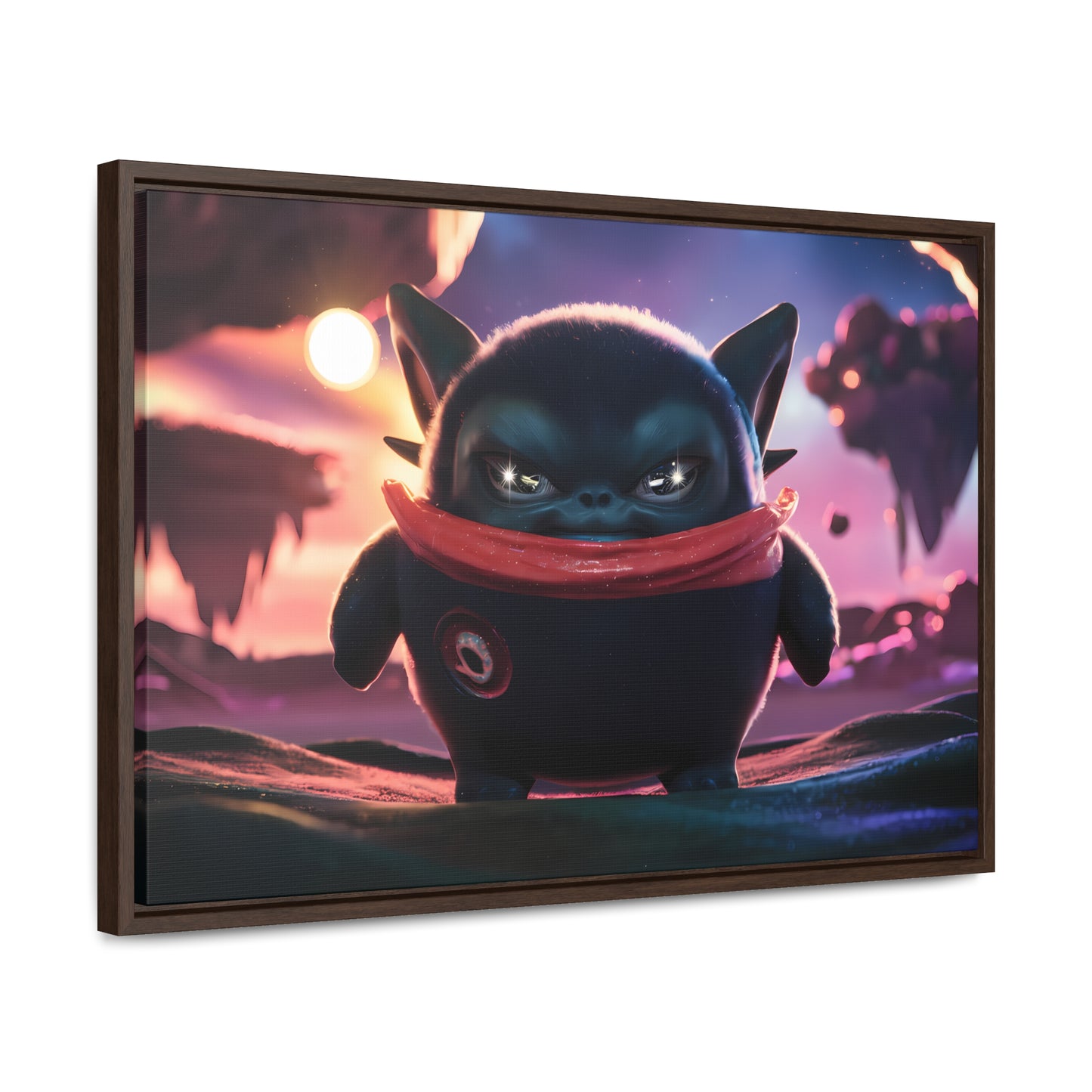 "Guardian of the Floating Isles" - Gallery Canvas Wraps, Horizontal Frame