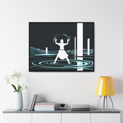 Resonance of the Void - Gallery Canvas Wraps, Horizontal Frame