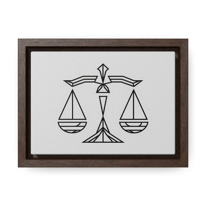 Balance of Justice - Gallery Canvas Wraps, Horizontal Frame