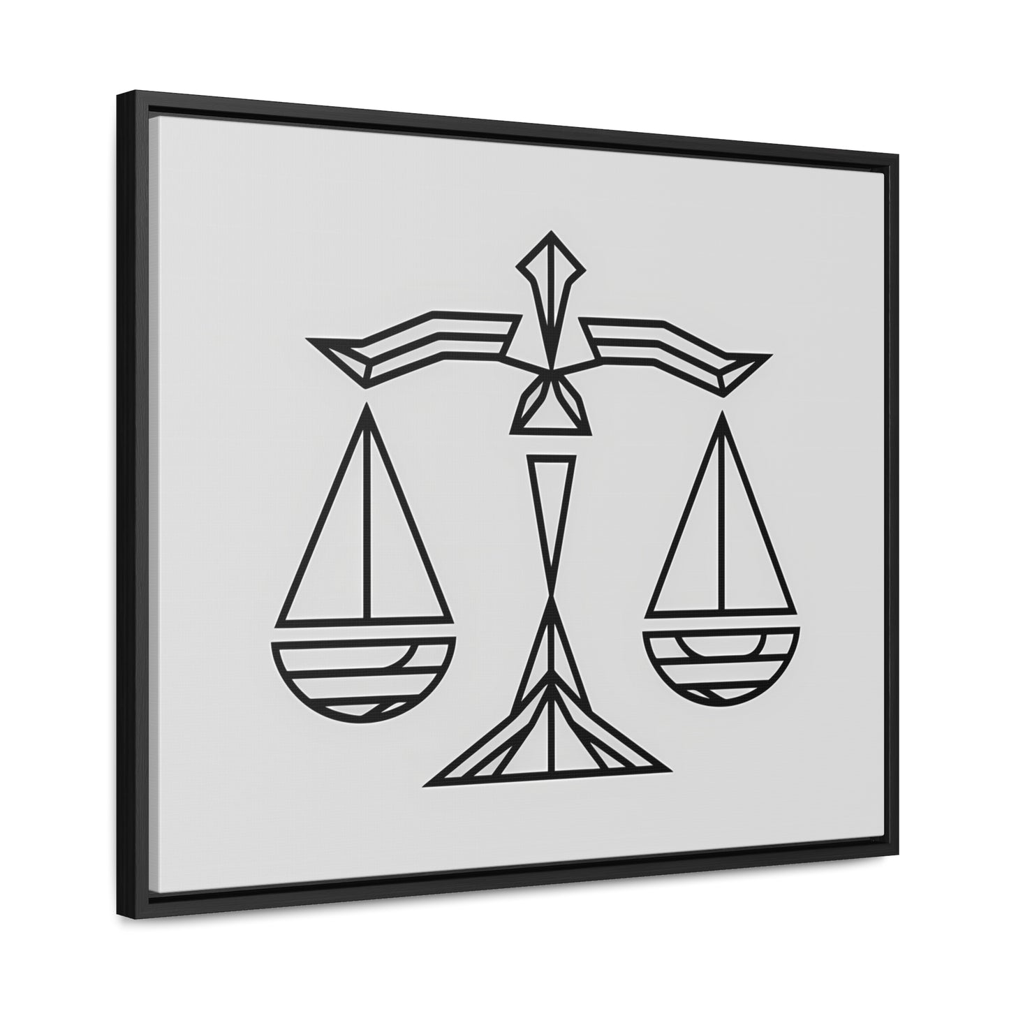 Balance of Justice - Gallery Canvas Wraps, Horizontal Frame