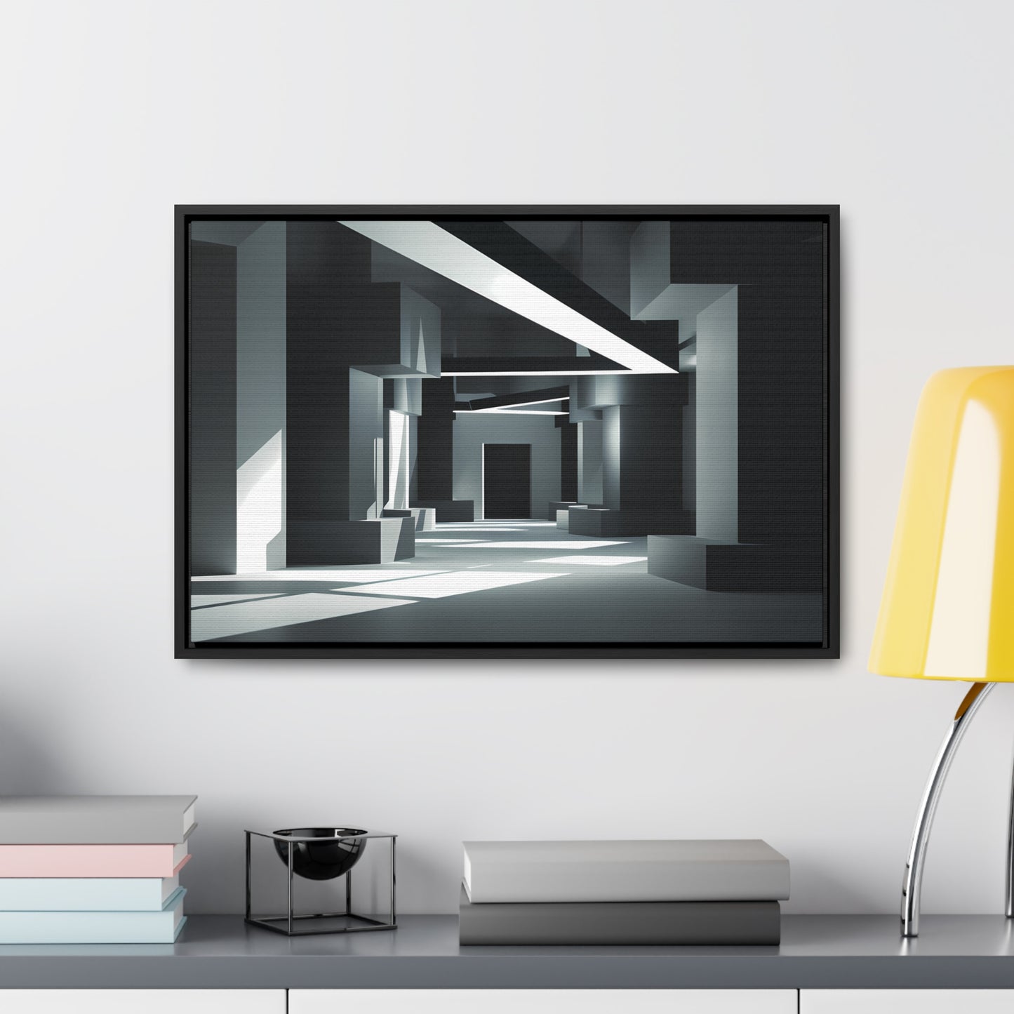 Echoes of Geometry - Gallery Canvas Wraps, Horizontal Frame