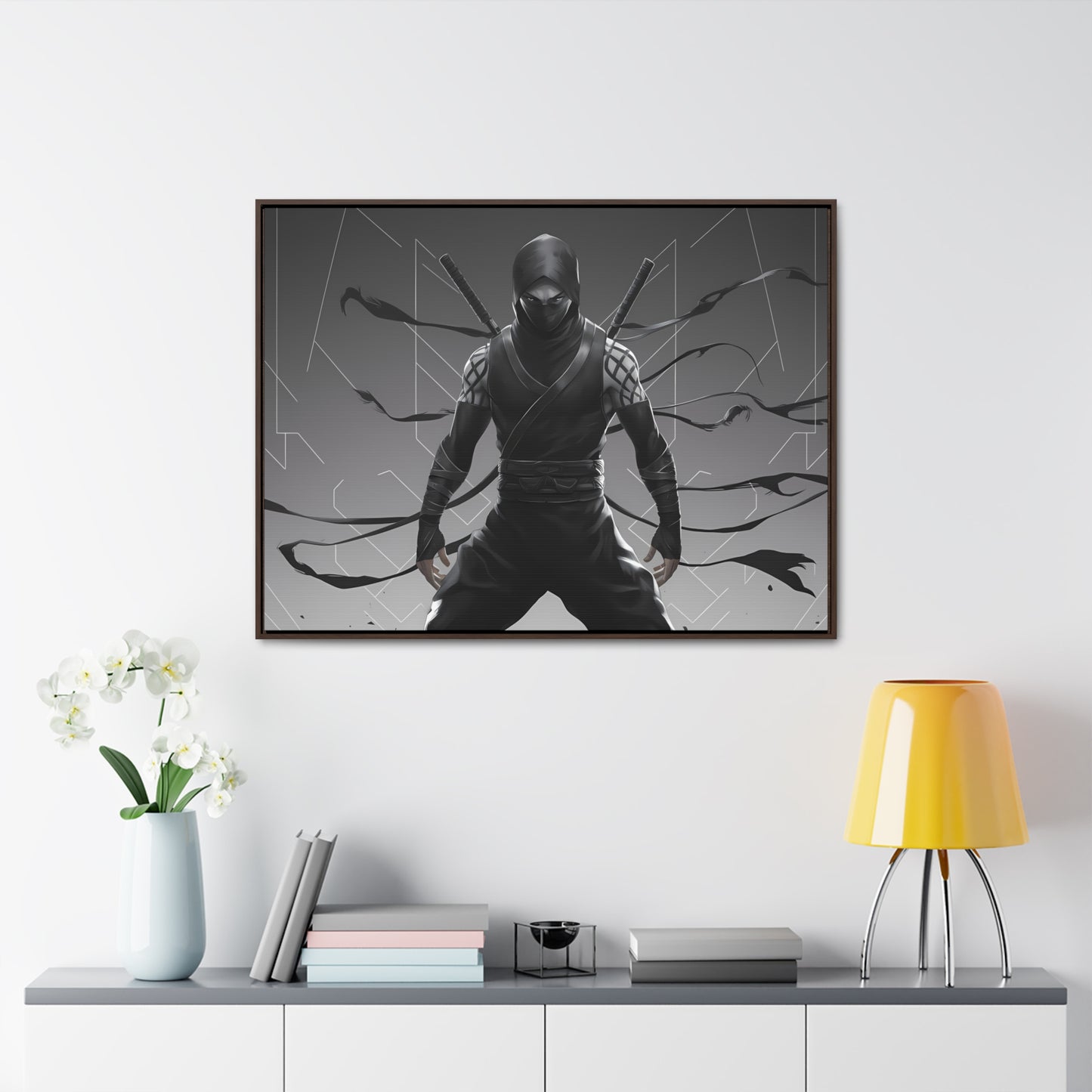 Shadowblade Sentinel - Gallery Canvas Wraps, Horizontal Frame