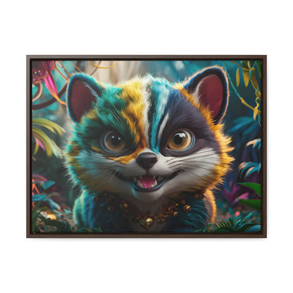 Jungle Mischief - Gallery Canvas Wraps, Horizontal Frame