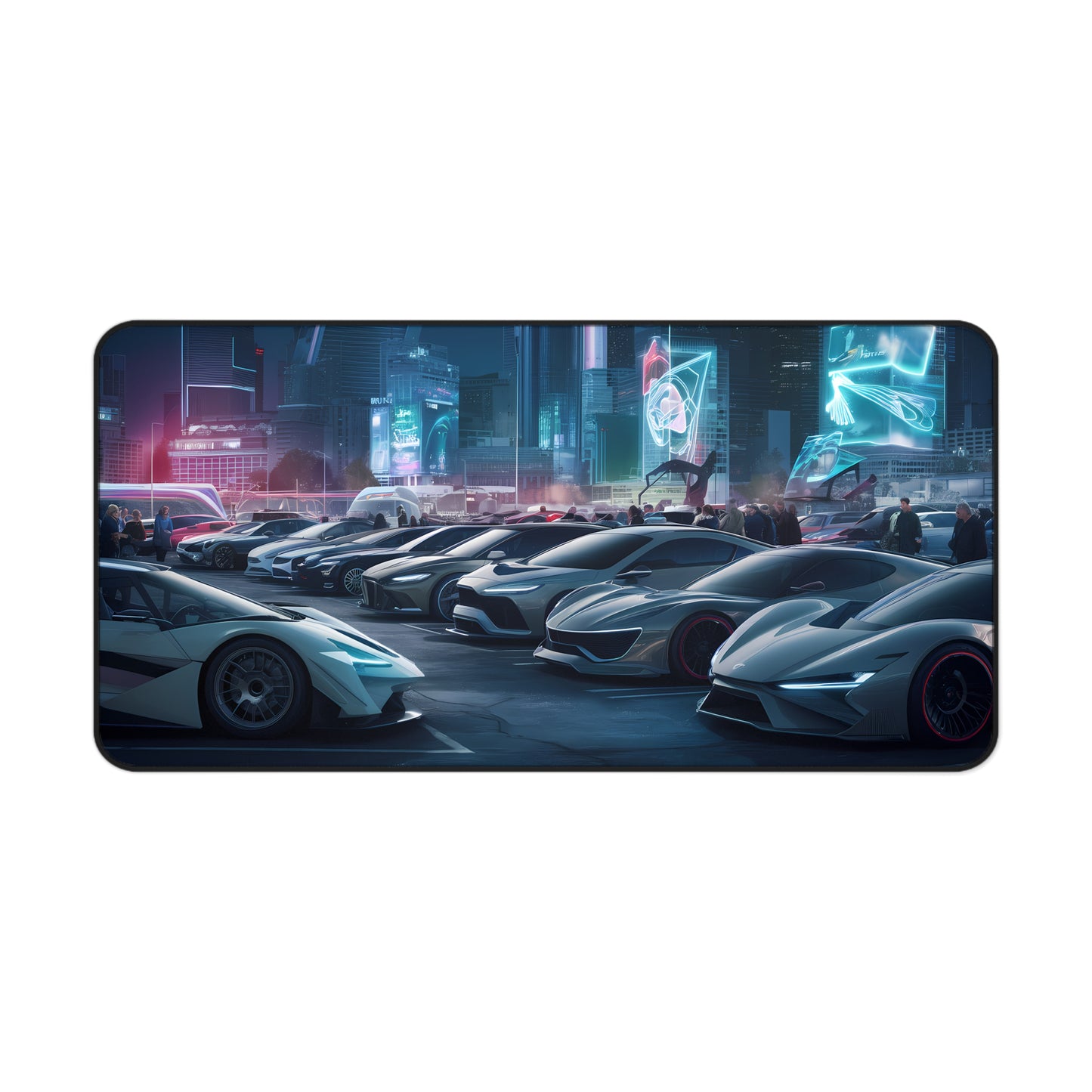 Future Car Meet - Desk Mat