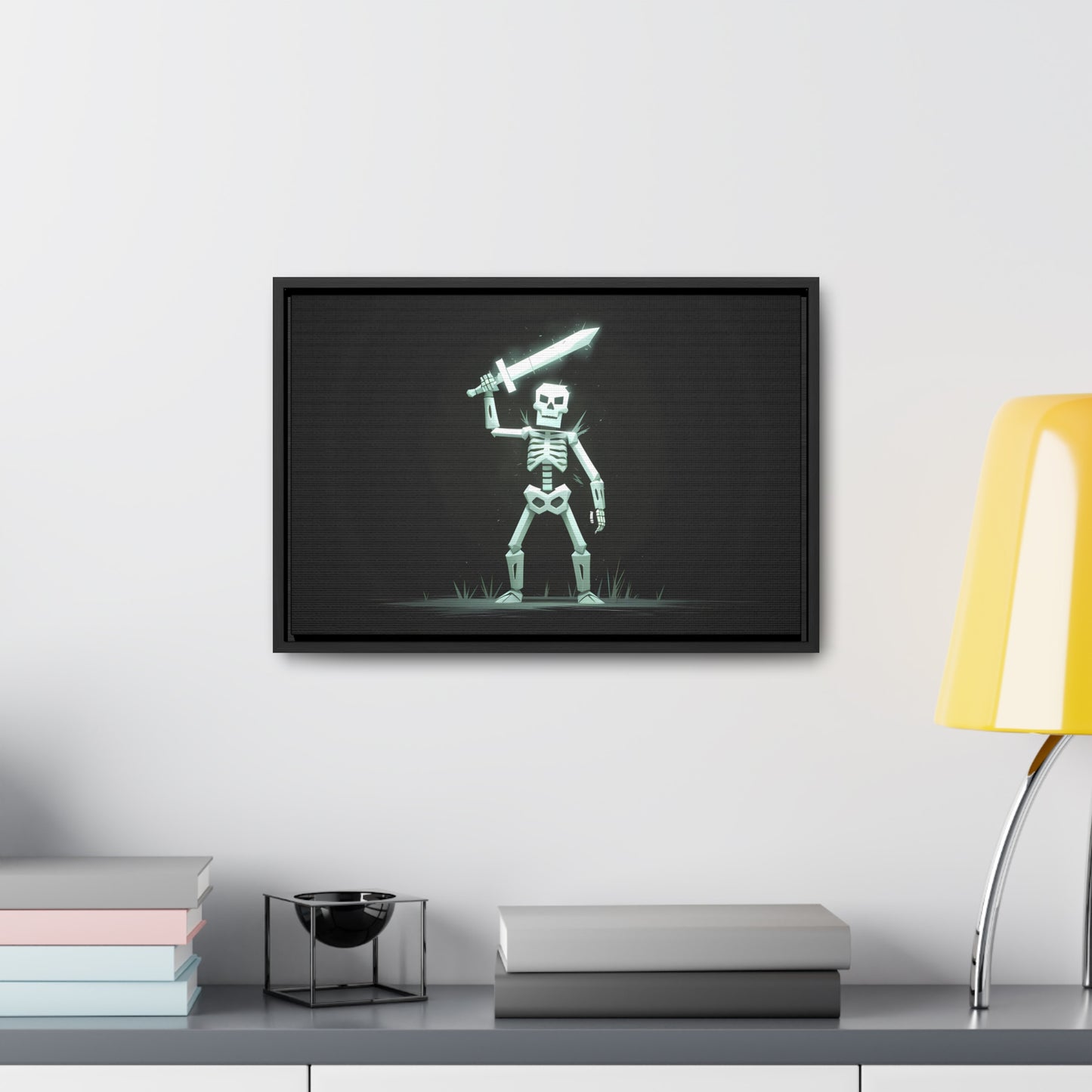 Rise of the Skeleton Warrior - Gallery Canvas Wraps, Horizontal Frame