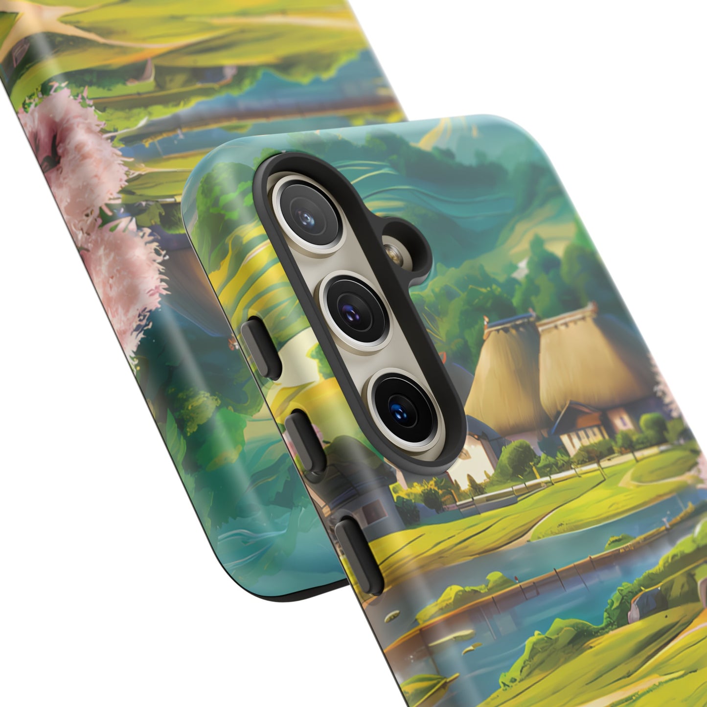 Idyllic Anime Village - Smartphone Tough Cases