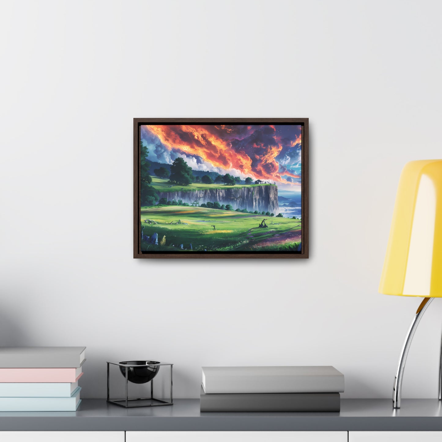 Edge of the Burning Sky - Gallery Canvas Wraps, Horizontal Frame