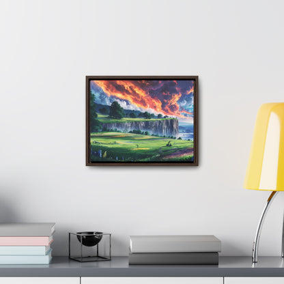 Edge of the Burning Sky - Gallery Canvas Wraps, Horizontal Frame