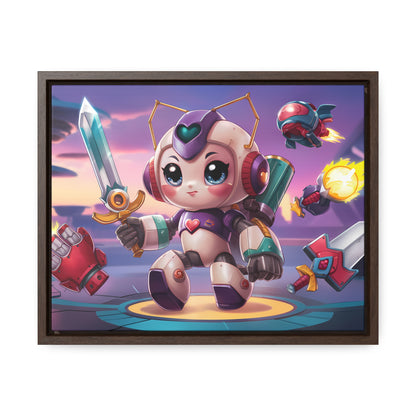 Battle Bot Hero - Gallery Canvas Wraps, Horizontal Frame