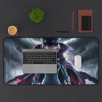 Stormbringer: The Neon Sentinel - Desk Mat