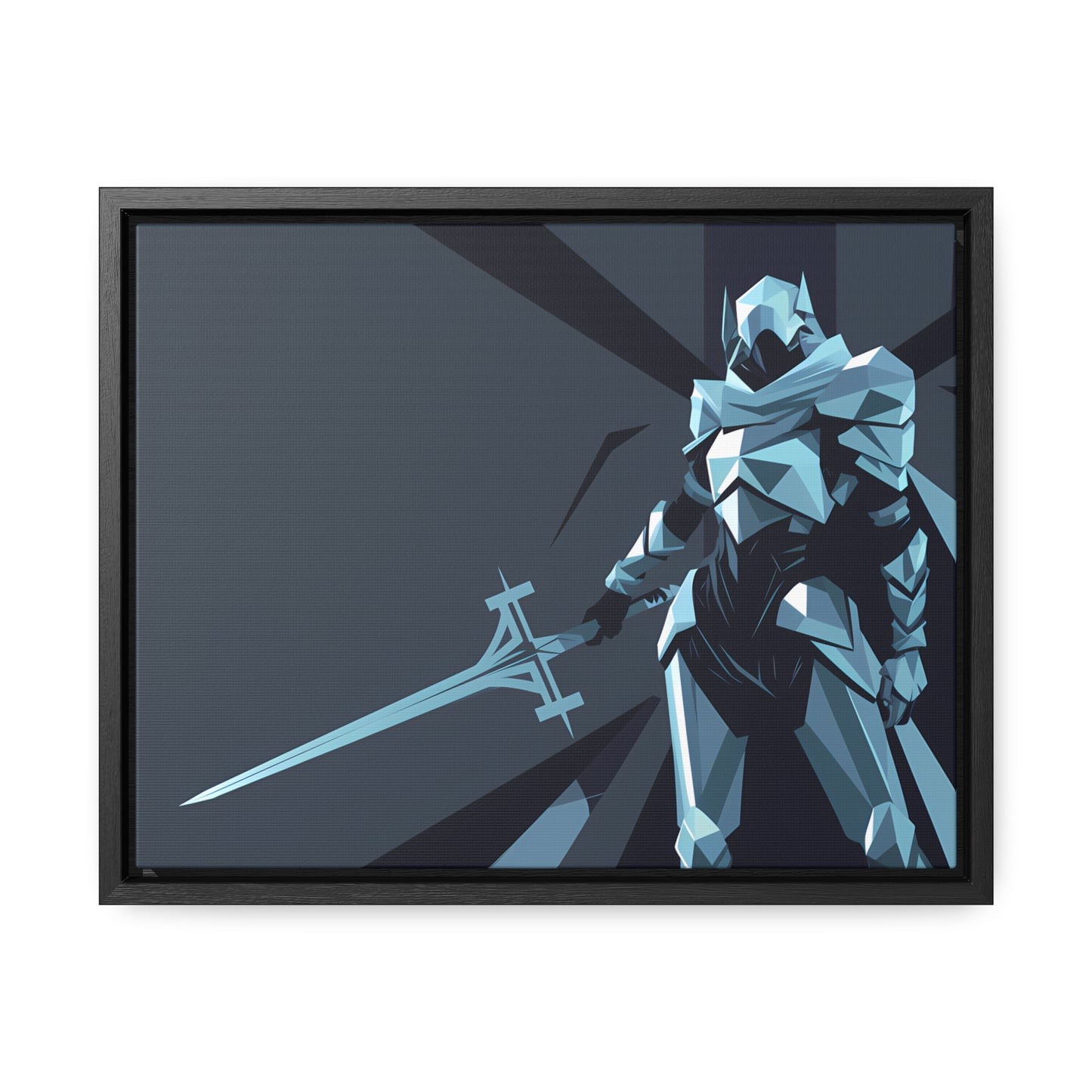 Knight of the Shattered Realm - Gallery Canvas Wraps, Horizontal Frame