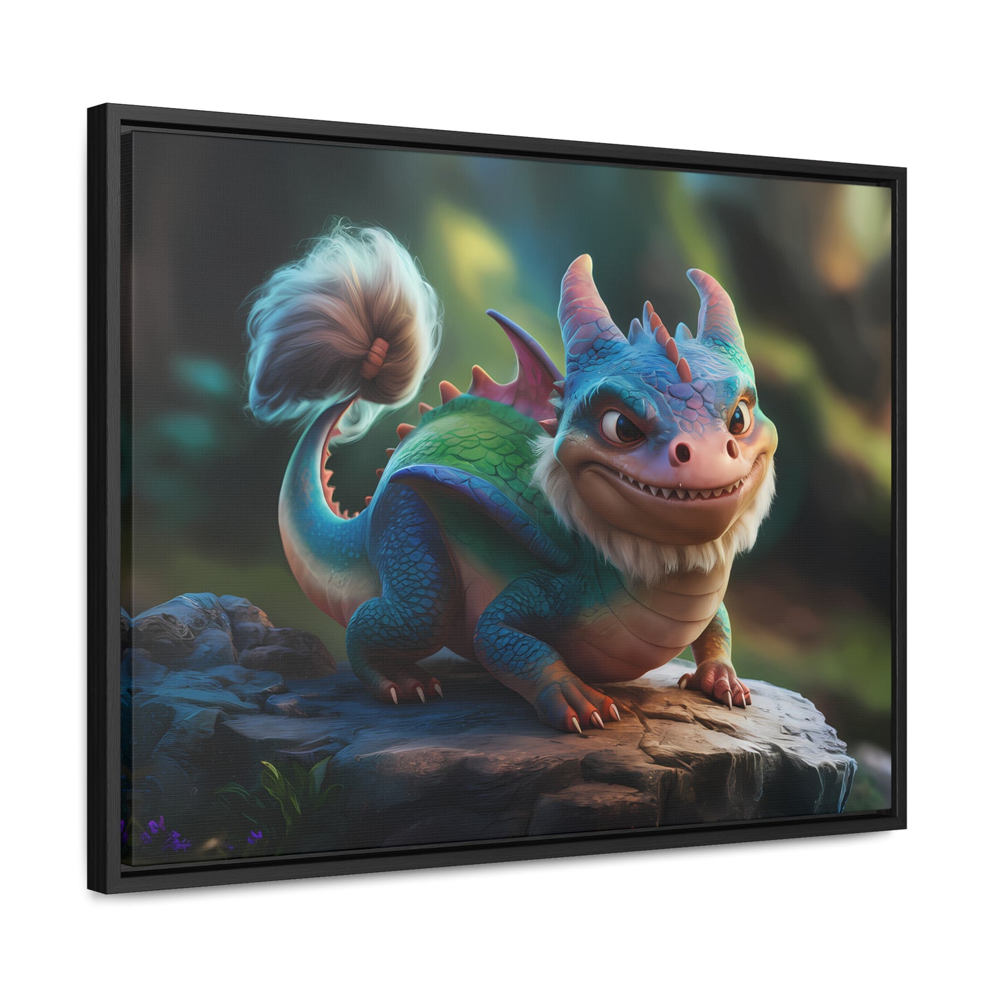 Guardian of the Enchanted Grove - Gallery Canvas Wraps, Horizontal Frame