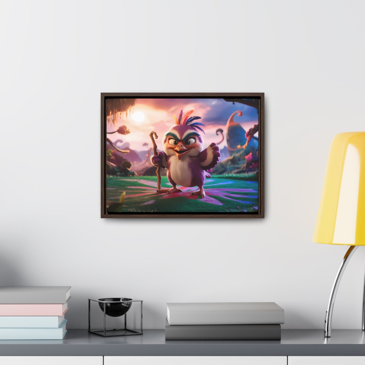 Guardian of the Enchanted Forest - Gallery Canvas Wraps, Horizontal Frame