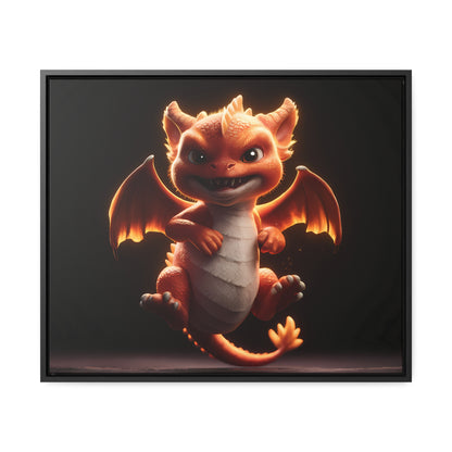 Fiery Mischief - Gallery Canvas Wraps, Horizontal Frame