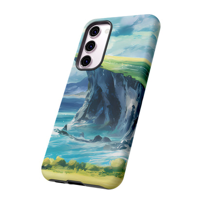 Anime Cliff by the Sea - Smartphone Tough Cases