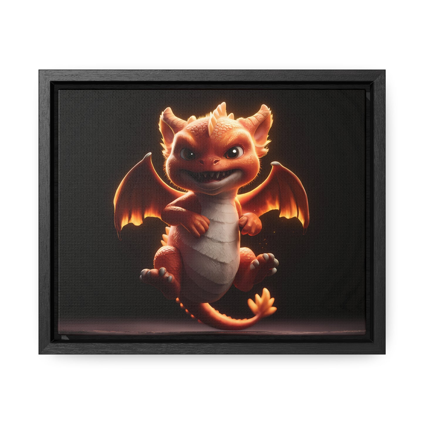 Fiery Mischief - Gallery Canvas Wraps, Horizontal Frame