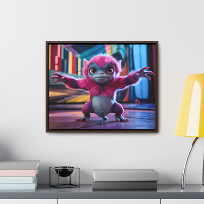 Cosmic Critter on the Dance Floor - Gallery Canvas Wraps, Horizontal Frame