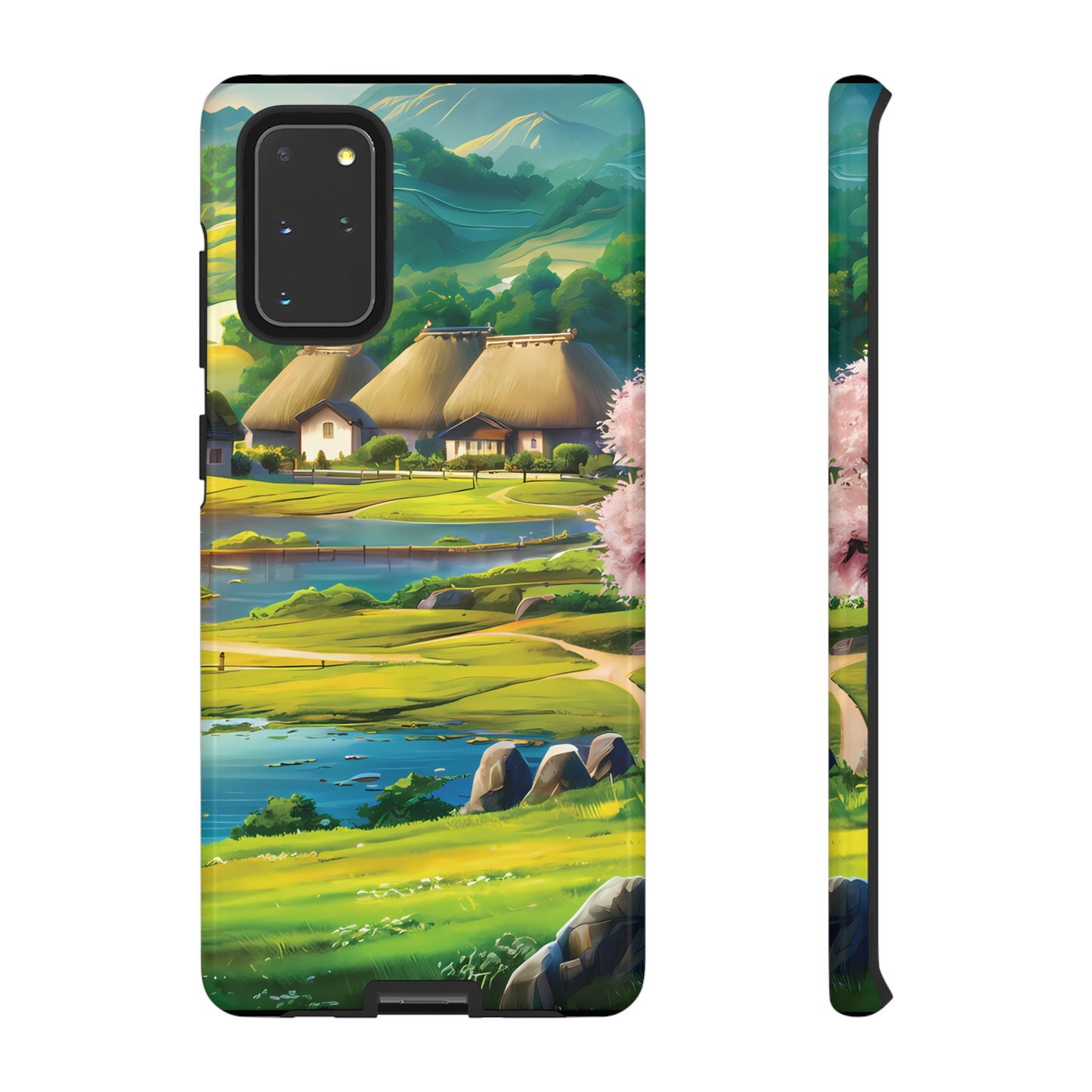 Idyllic Anime Village - Smartphone Tough Cases