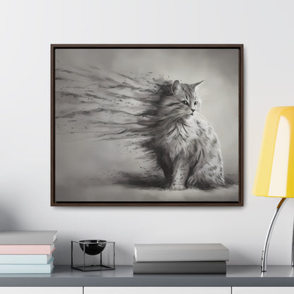 Ephemeral Whiskers - Gallery Canvas Wraps, Horizontal Frame