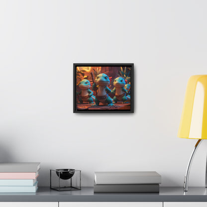 Guardians of the Jungle Tribe - Gallery Canvas Wraps, Horizontal Frame