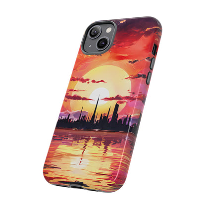 Anime Island City - Smartphone Tough Cases