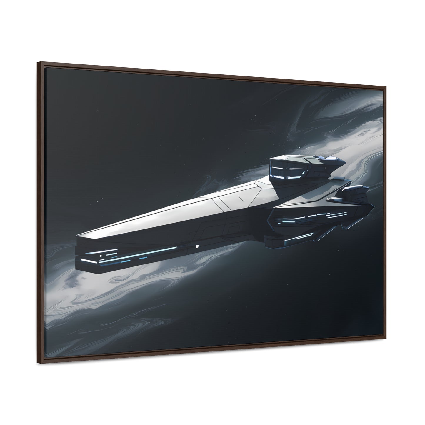 Starship of the Void - Gallery Canvas Wraps, Horizontal Frame