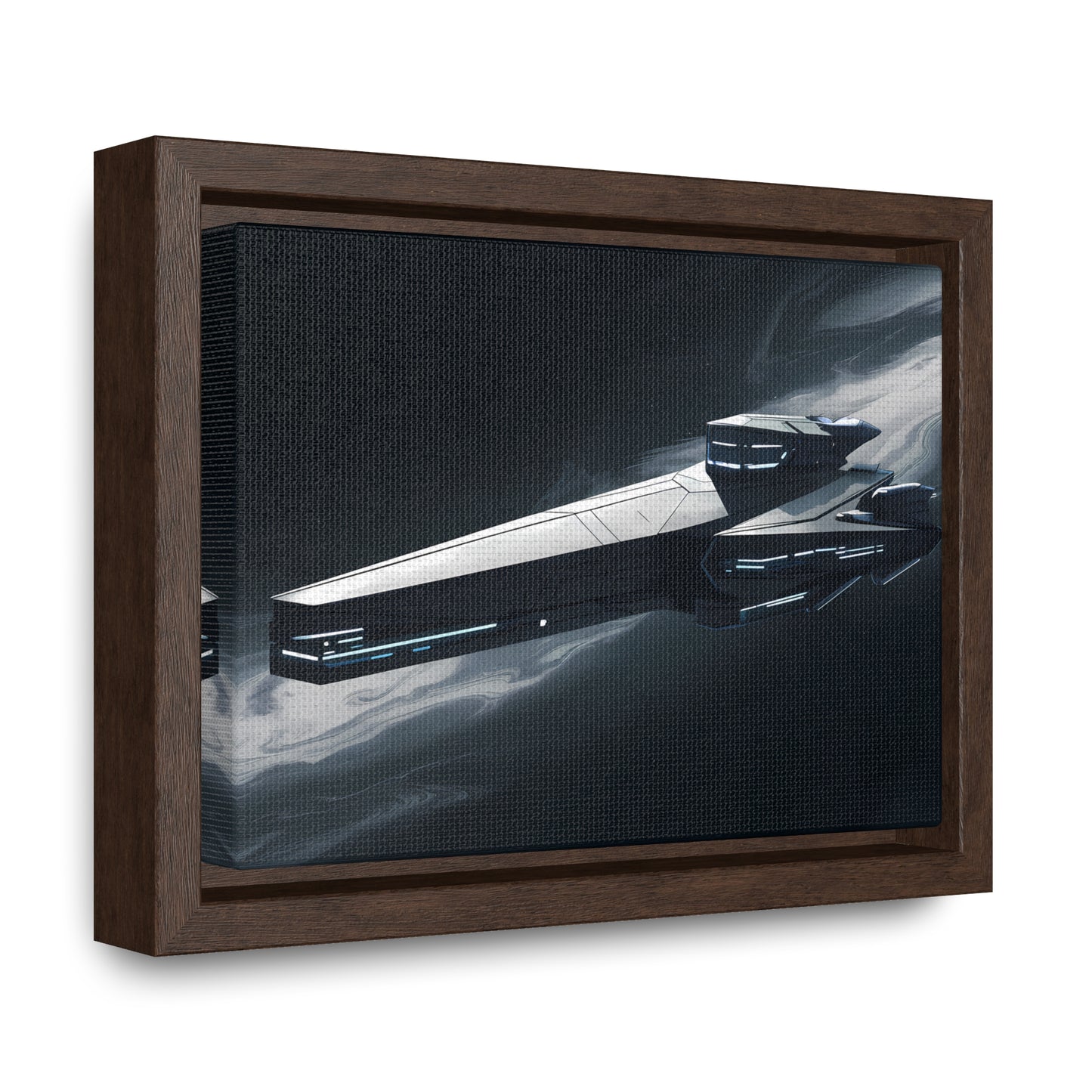 Starship of the Void - Gallery Canvas Wraps, Horizontal Frame