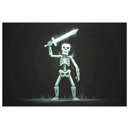 "Undead Warrior's Triumph" - Jigsaw Puzzle (30, 110, 252, 500,1000-Piece)