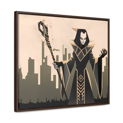 Shadow Sovereign of the Forsaken City - Gallery Canvas Wraps, Horizontal Frame