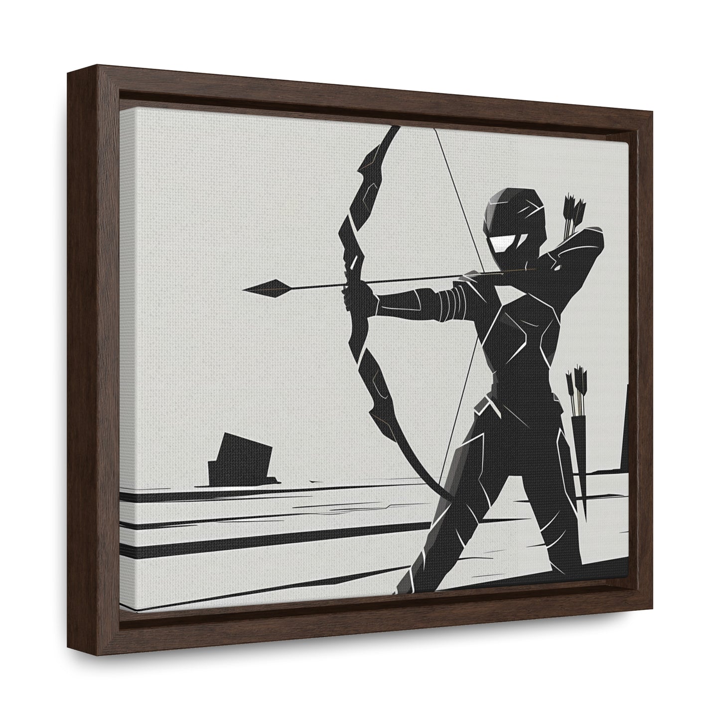 Silent Hunter - Gallery Canvas Wraps, Horizontal Frame