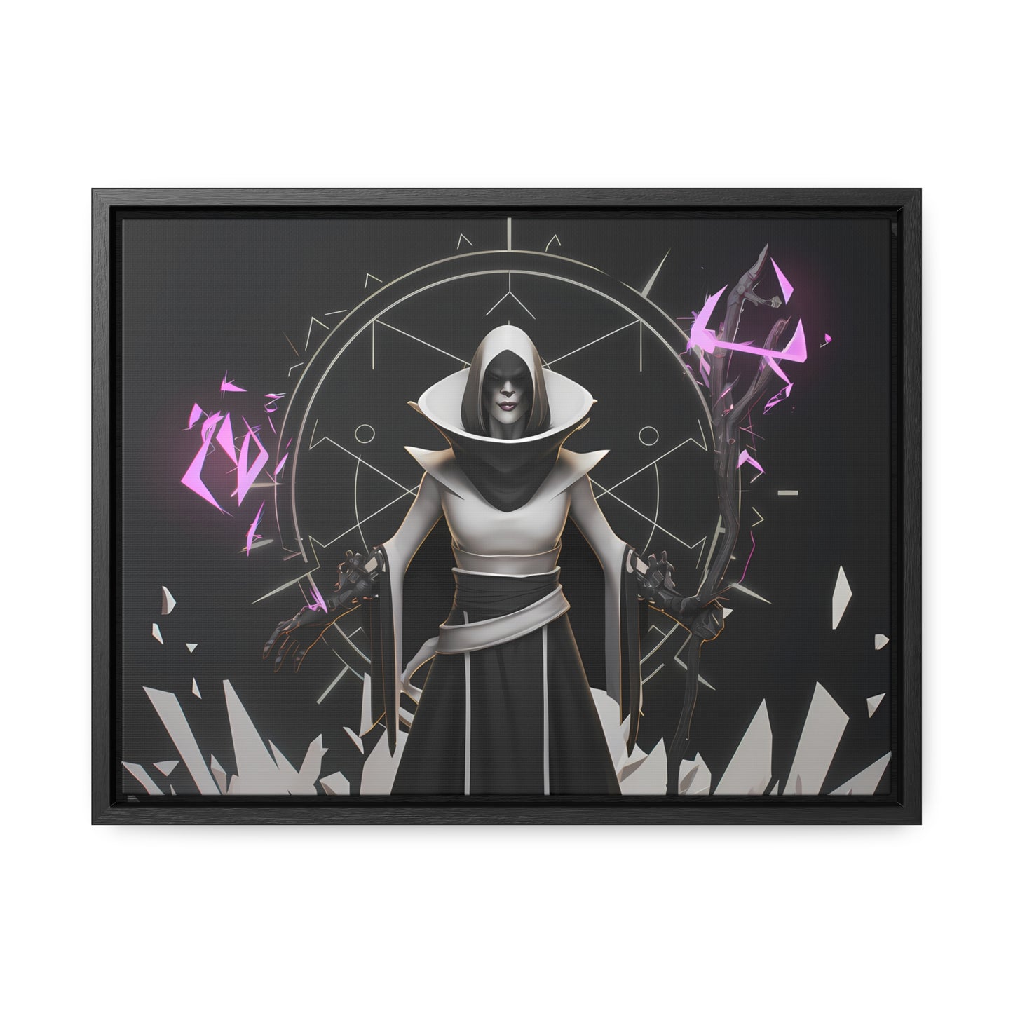 Veil of the Arcane Wraith - Gallery Canvas Wraps, Horizontal Frame